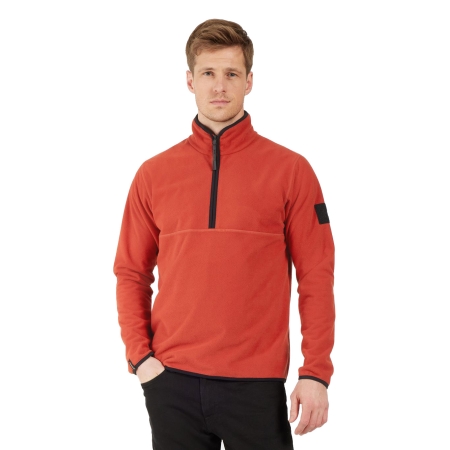 Didriksons  Hannes usx Halfzip Ochre Red