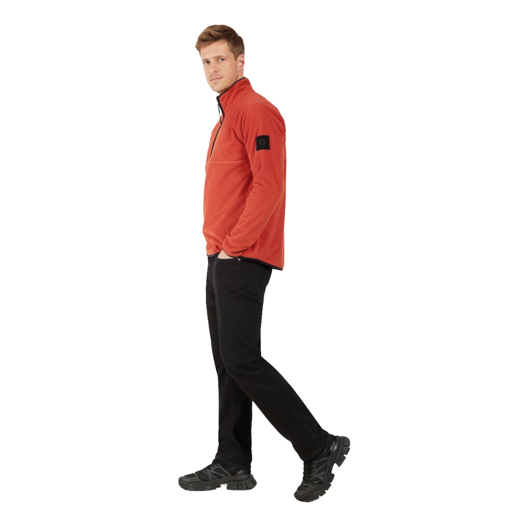 Didriksons Hannes usx Halfzip Ochre Red 505668-J08 jassen online bestellen bij Kathmandu Outdoor & Travel