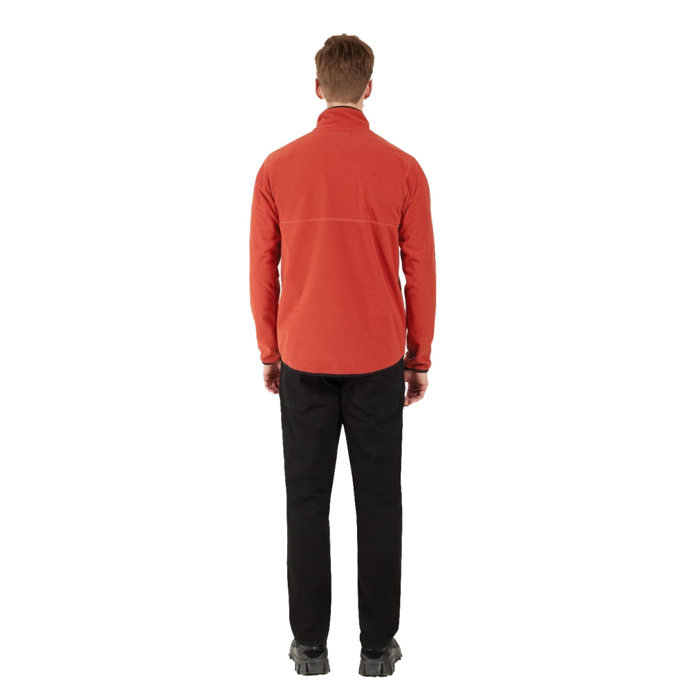 Didriksons Hannes usx Halfzip Ochre Red 505668-J08 jassen online bestellen bij Kathmandu Outdoor & Travel