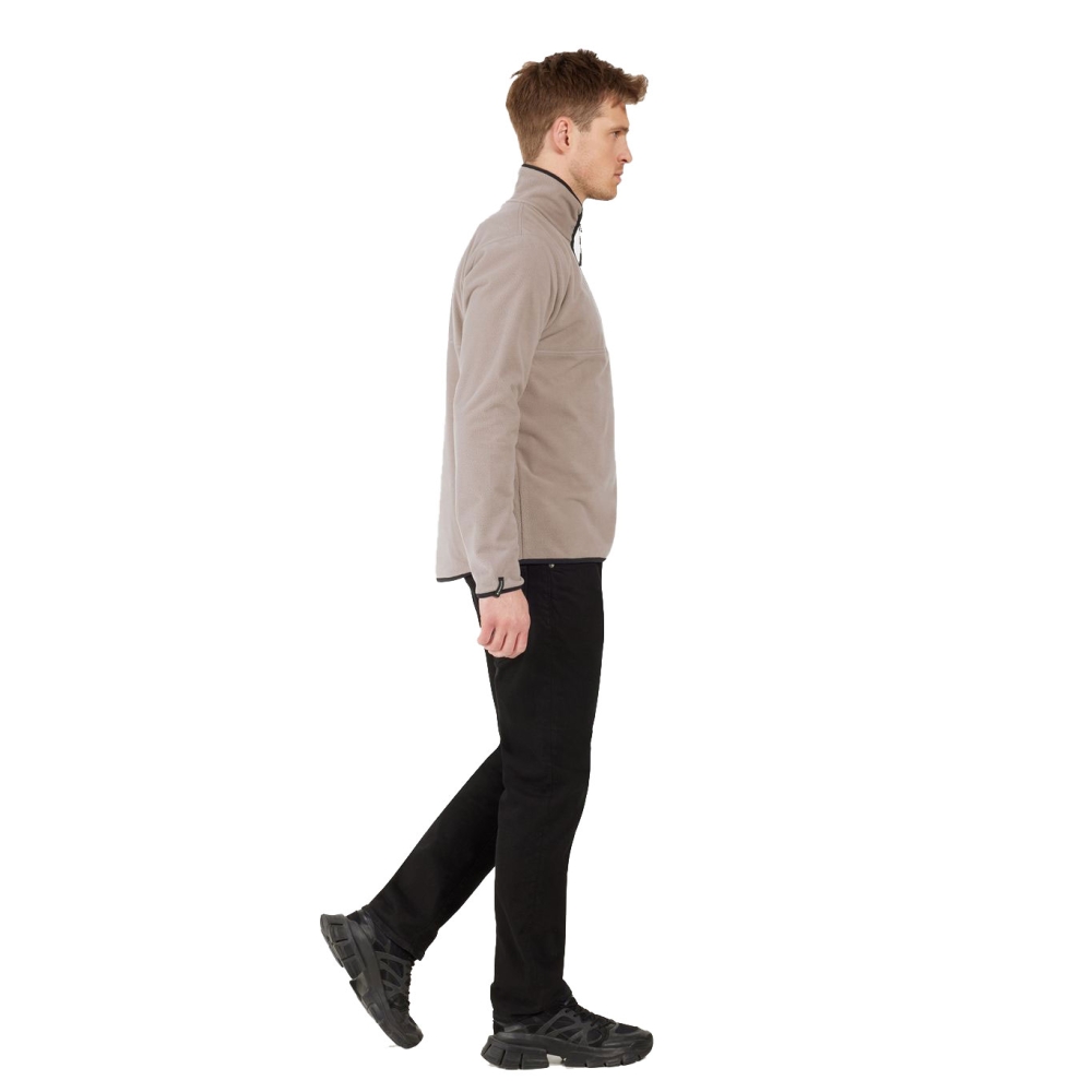 Didriksons Hannes usx Halfzip Ash Brown 505668-F04 jassen online bestellen bij Kathmandu Outdoor & Travel