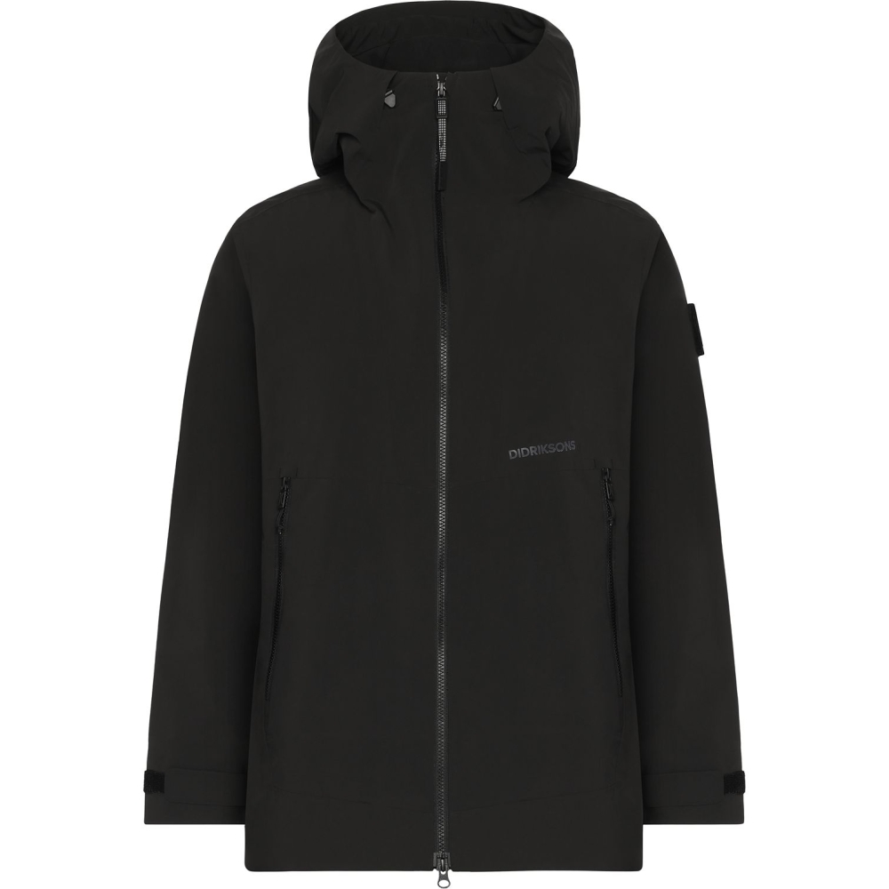 Didriksons Bob usx Jacket Black 505650-060 jassen online bestellen bij Kathmandu Outdoor & Travel