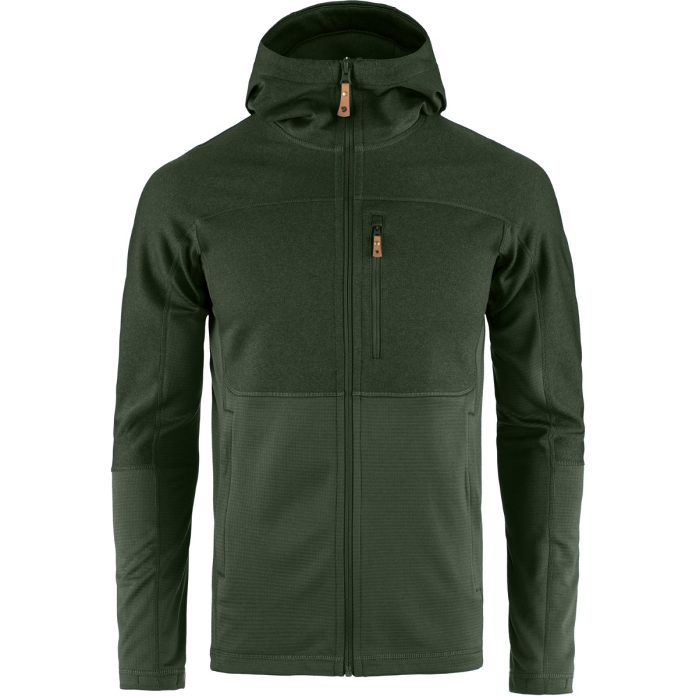 Fjällräven Abisko Trail Fleece Deep Forest F82257-662 fleeces en truien online bestellen bij Kathmandu Outdoor & Travel