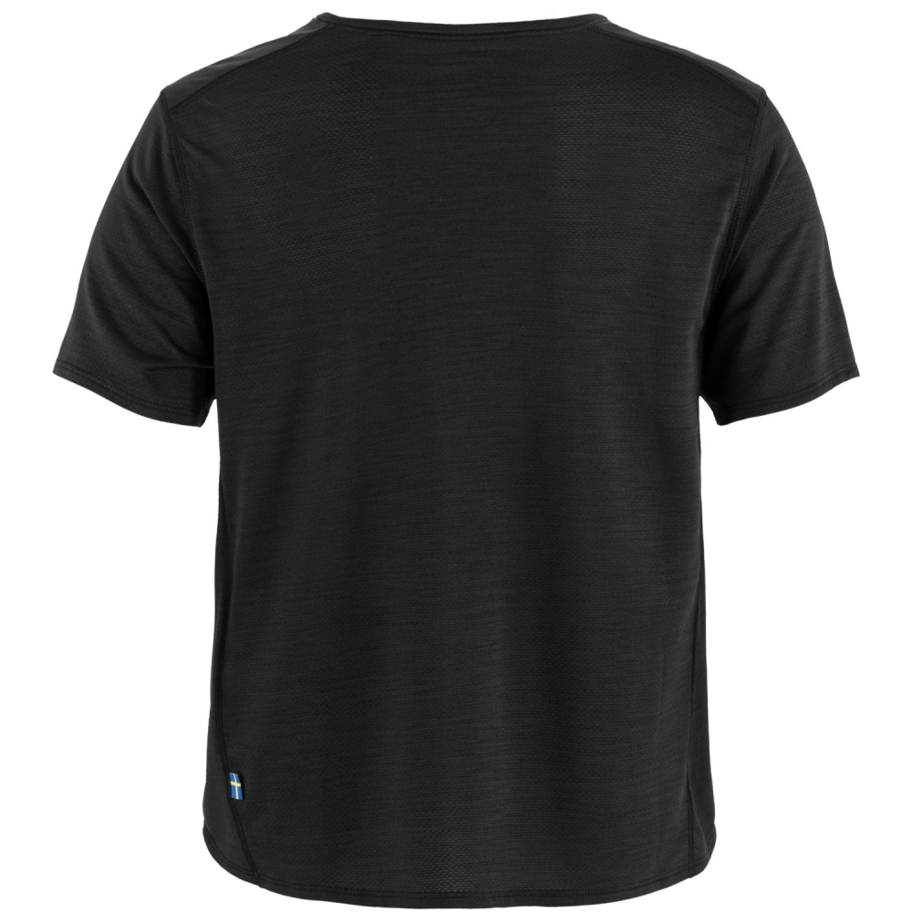 Fjällräven Abisko Lite SS Women's Black F14600203-550 shirts en tops online bestellen bij Kathmandu Outdoor & Travel