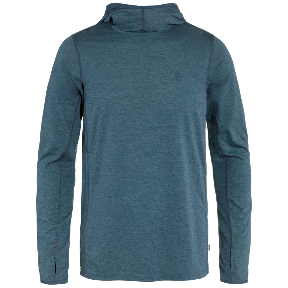 Fjällräven Abisko Sun-hoodie Indigo Blue F87199-534 shirts en tops online bestellen bij Kathmandu Outdoor & Travel