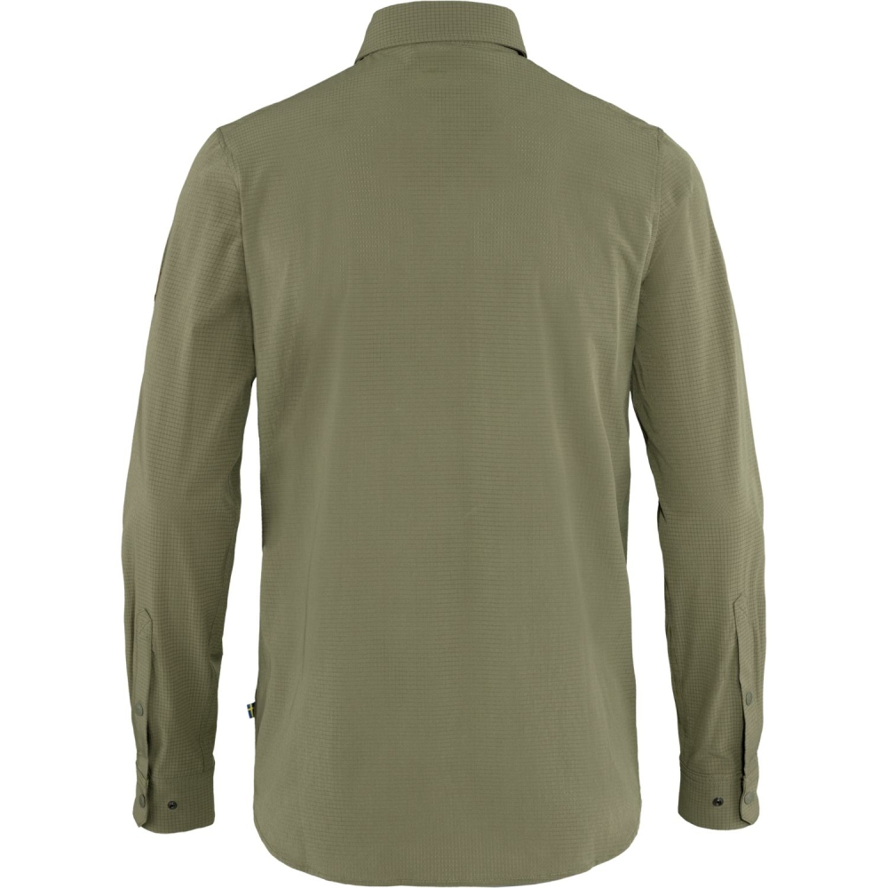 Fjällräven Abisko Trekking Shirt Light Olive F87935-622 shirts en tops online bestellen bij Kathmandu Outdoor & Travel