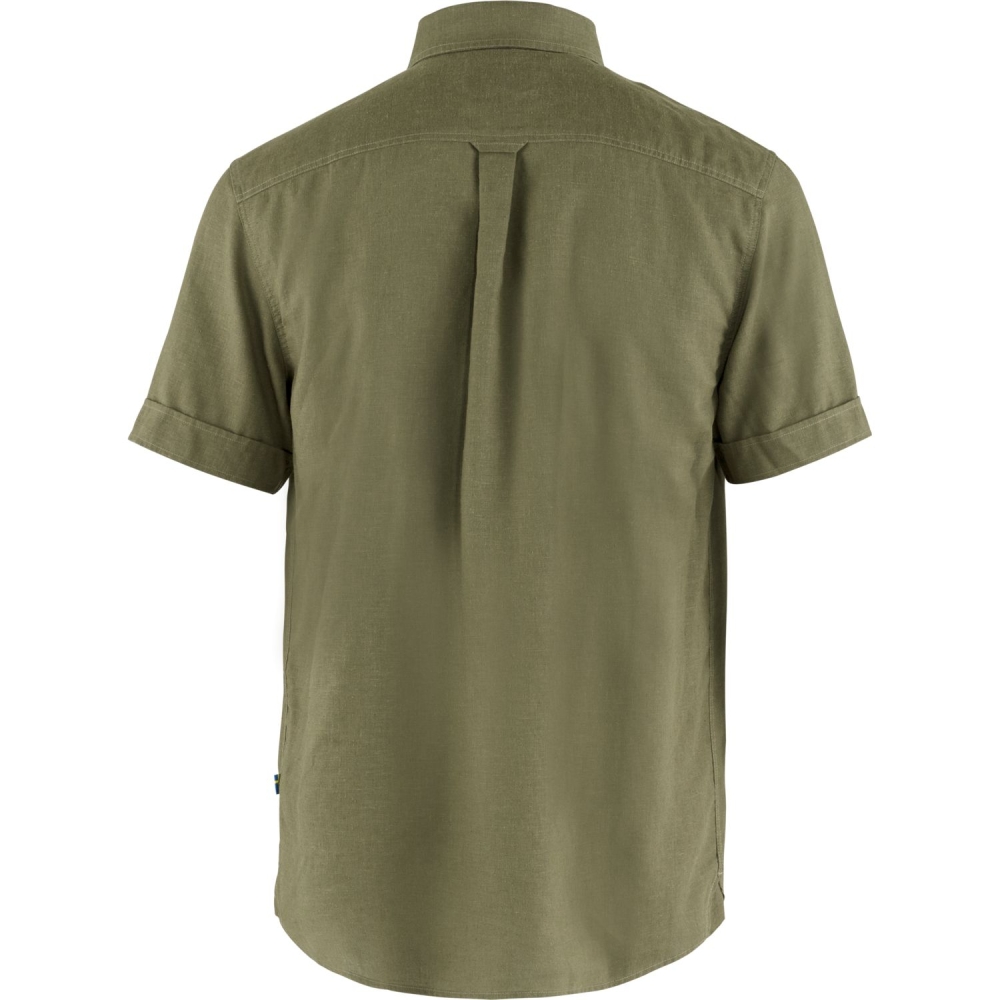 Fjällräven Övik Travel Shirt SS Green F87039-620 shirts en tops online bestellen bij Kathmandu Outdoor & Travel