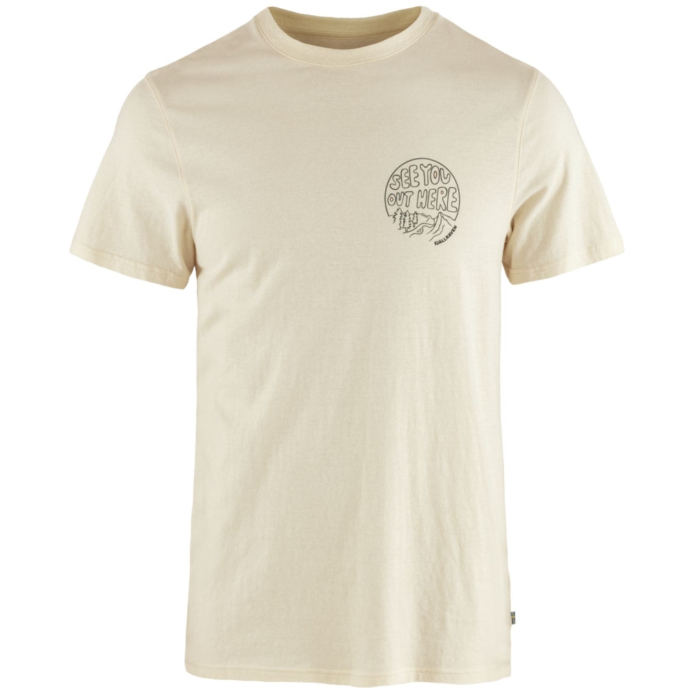 Fjällräven Hemp Blend Out Here T-shirt Chalk White F12600265-113 shirts en tops online bestellen bij Kathmandu Outdoor & Travel