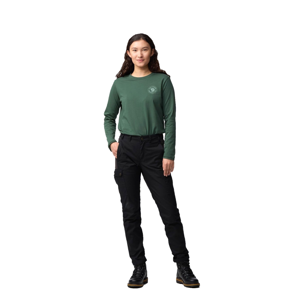 Fjällräven Stina Trousers Regular Women's Black F84775-550 broeken online bestellen bij Kathmandu Outdoor & Travel