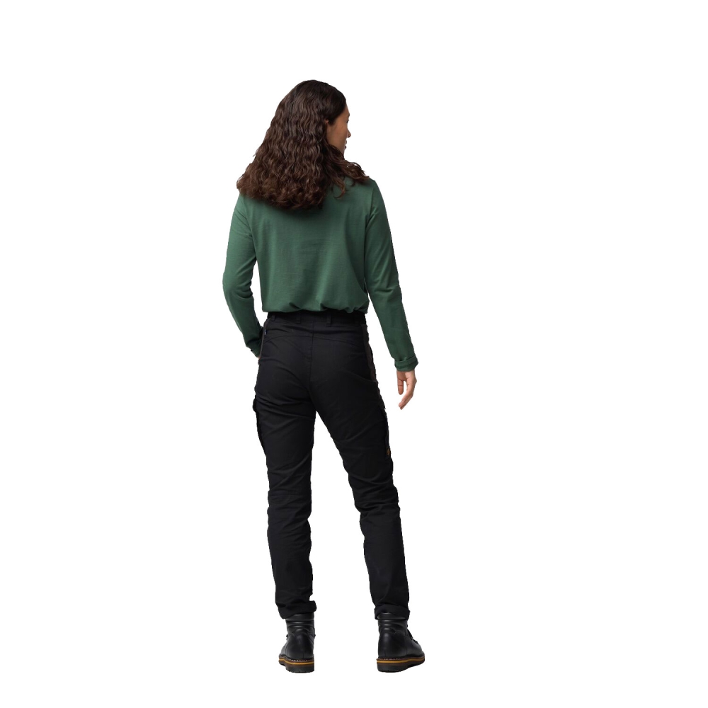 Fjällräven Stina Trousers Regular Women's Black F84775-550 broeken online bestellen bij Kathmandu Outdoor & Travel