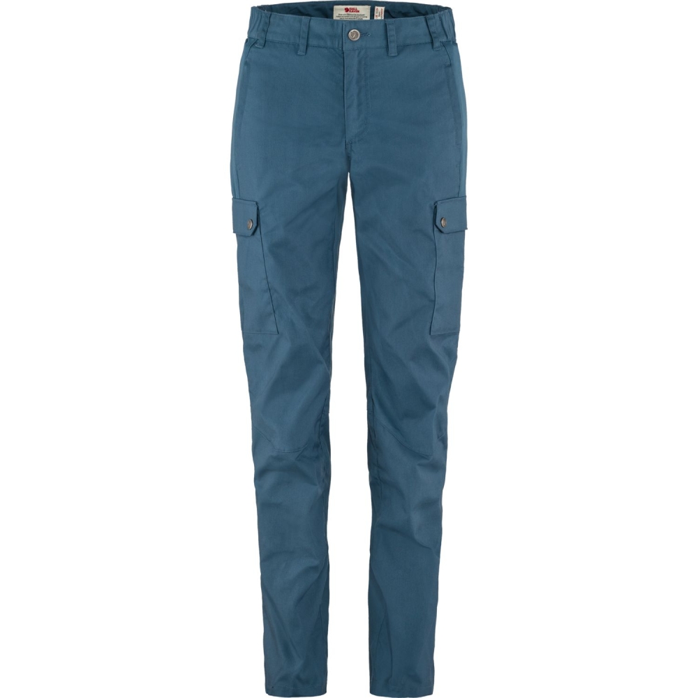 Fjällräven Stina Trousers Regular Women's Indigo Blue F84775-534 broeken online bestellen bij Kathmandu Outdoor & Travel