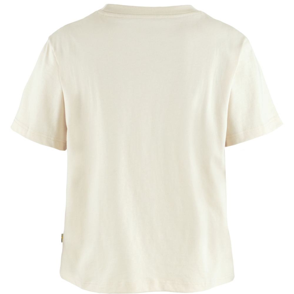 Fjällräven Fjällblomster Logo T-shirt Women's Chalk White F14600213-113 shirts en tops online bestellen bij Kathmandu Outdoor & Travel