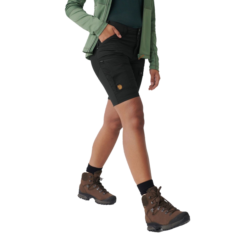 Fjällräven Abisko Midsummer Shorts Women's Black F89857-550 broeken online bestellen bij Kathmandu Outdoor & Travel