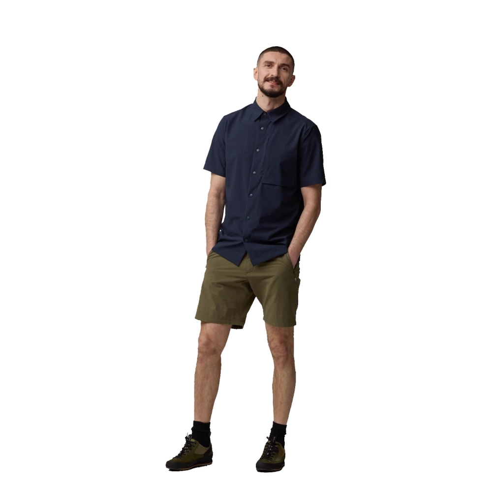 Fjällräven High Coast Pack Shirt SS Dark Navy F12600249-555 shirts en tops online bestellen bij Kathmandu Outdoor & Travel