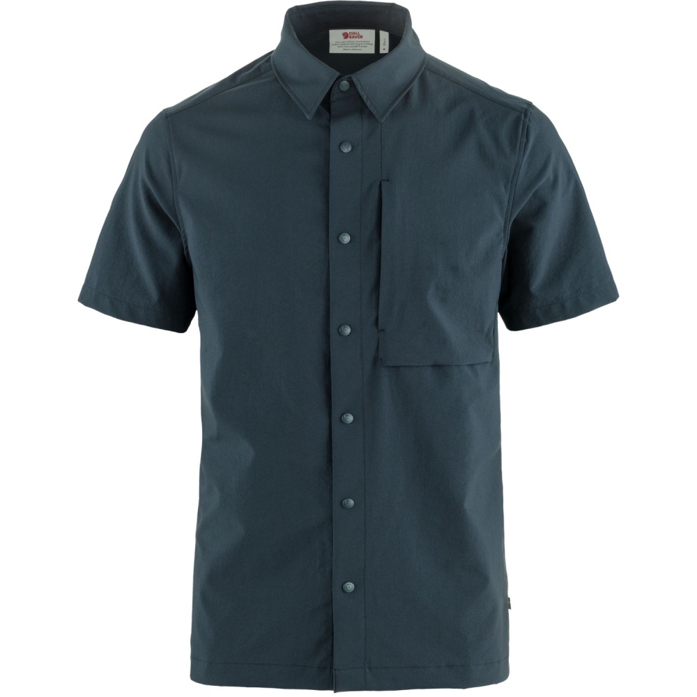 Fjällräven High Coast Pack Shirt SS Dark Navy F12600249-555 shirts en tops online bestellen bij Kathmandu Outdoor & Travel