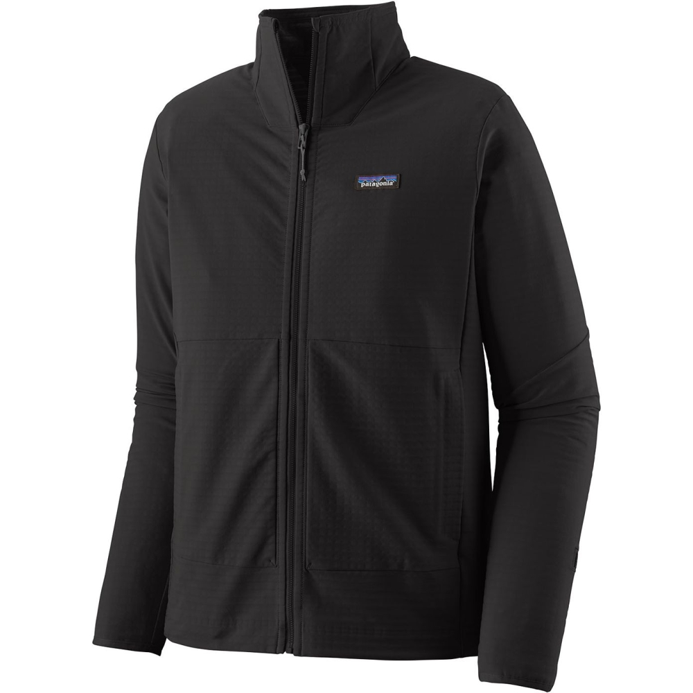 Patagonia R1 TechFace Jkt Black 83581-BLK jassen online bestellen bij Kathmandu Outdoor & Travel