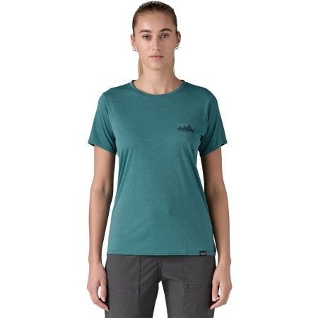 Patagonia  Cap Cool Daily Graphic Shirt Women's '73 Skyline: Wetland Blue X-Dy 