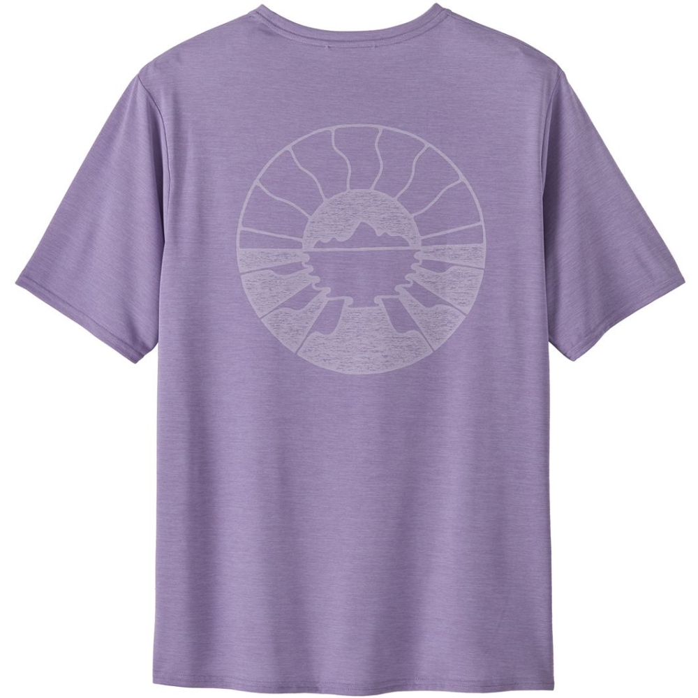 Patagonia Cap Cool Daily Graphic Shirt - Waters Forgotten Island: Concrete Pur 45355-FCPX shirts en tops online bestellen bij Kathmandu Outdoor & Travel