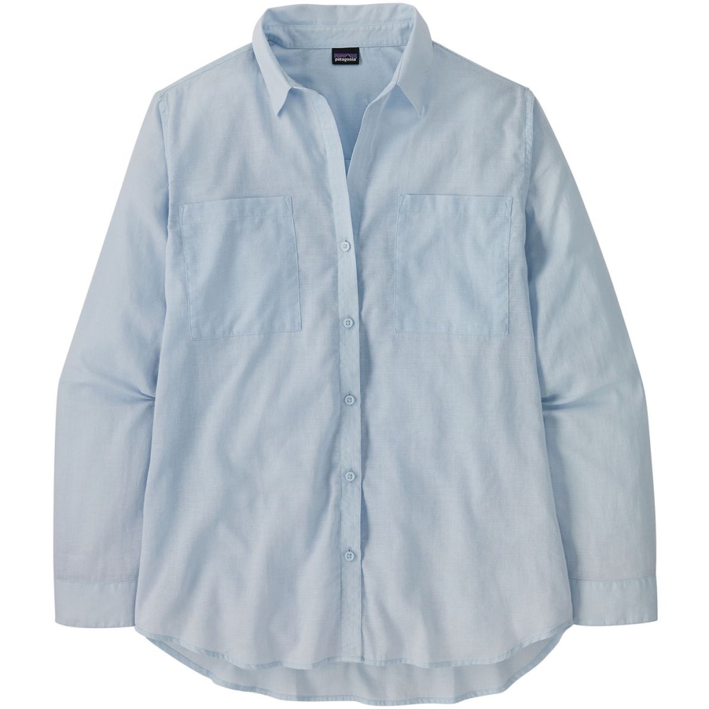 Patagonia LW A/C Buttondown Women's Fleck Blue 54296-FLKB shirts en tops online bestellen bij Kathmandu Outdoor & Travel