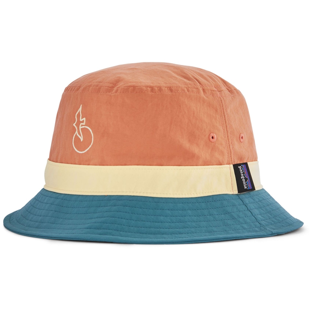 Patagonia Wavefarer Bucket Hat Swelldrifter: Rock Melon 29157-SDME kleding accessoires online bestellen bij Kathmandu Outdoor & Travel