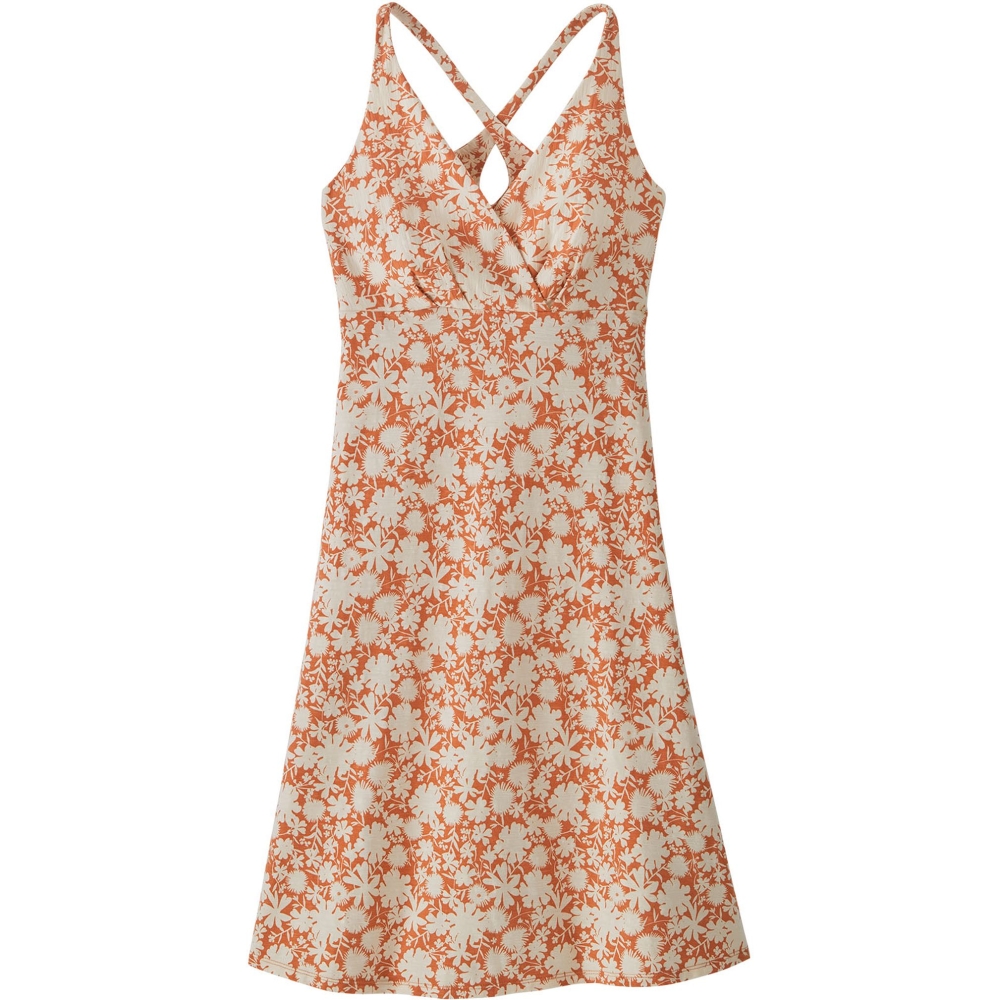 Patagonia Amber Dawn Dress Women's Way Back: Rock Melon 59085-WBRO jurken en rokken online bestellen bij Kathmandu Outdoor & Travel
