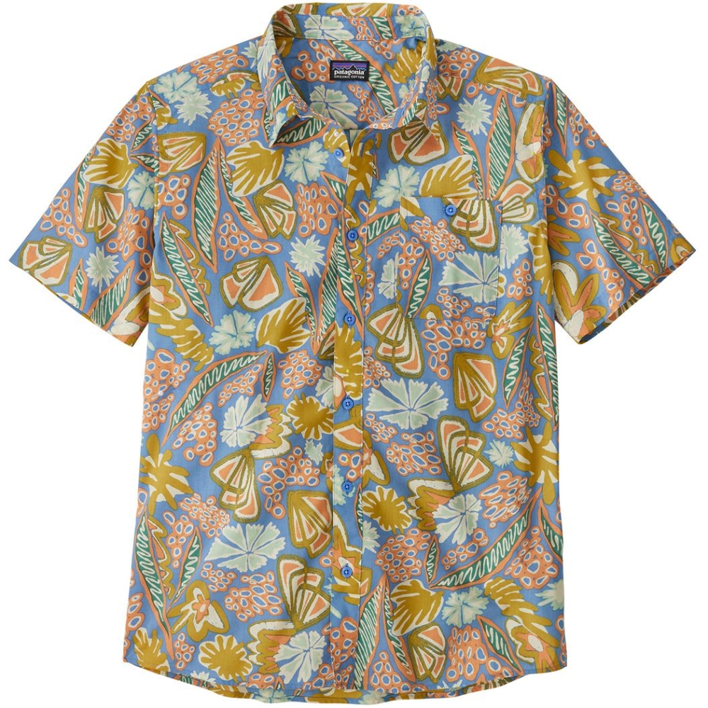Patagonia Go To Shirt Flourish: Abundant Blue 52691-FLRA shirts en tops online bestellen bij Kathmandu Outdoor & Travel