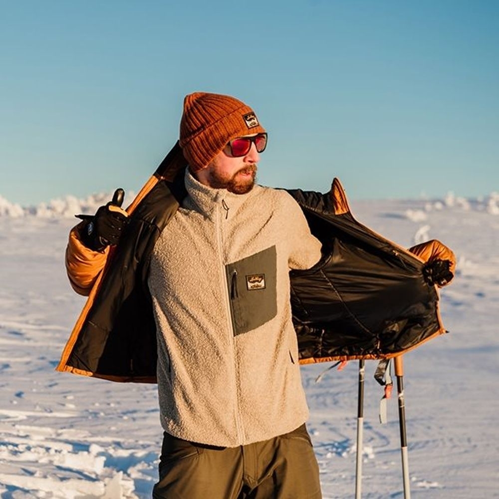 Lundhags Flok Wool Ms Pile Sand 1113100-02300 fleeces en truien online bestellen bij Kathmandu Outdoor & Travel