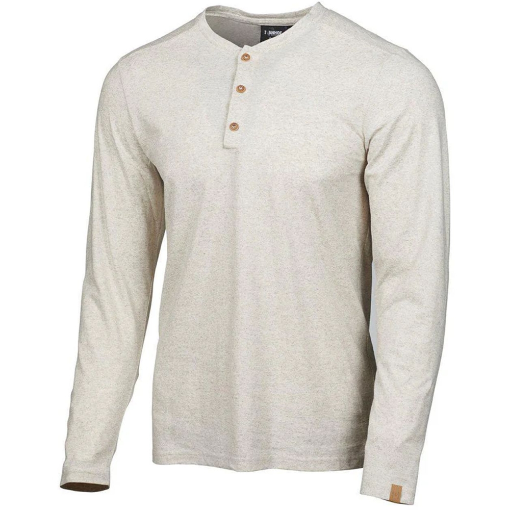 Ivanhoe GY Eje hemp Naturmelange 2200095-712 shirts en tops online bestellen bij Kathmandu Outdoor & Travel