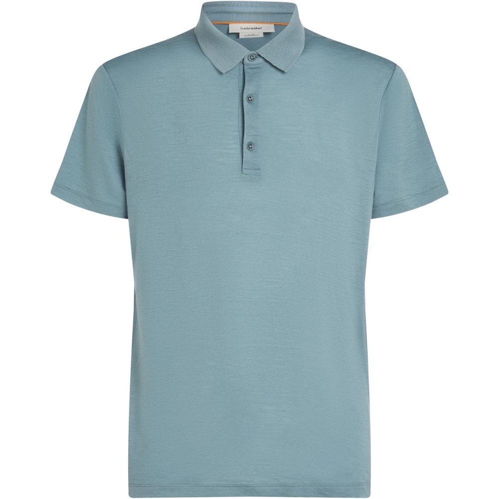 Icebreaker Mer 150 Tech Lite III SS Polo Blue Ash IB0A56WK-0A51 shirts en tops online bestellen bij Kathmandu Outdoor & Travel