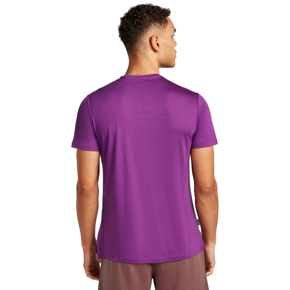 Icebreaker Mer 125 Cool-Lite Sphere SS Tee Across Passion IB0A5781-0A31 shirts en tops online bestellen bij Kathmandu Outdoor & Travel
