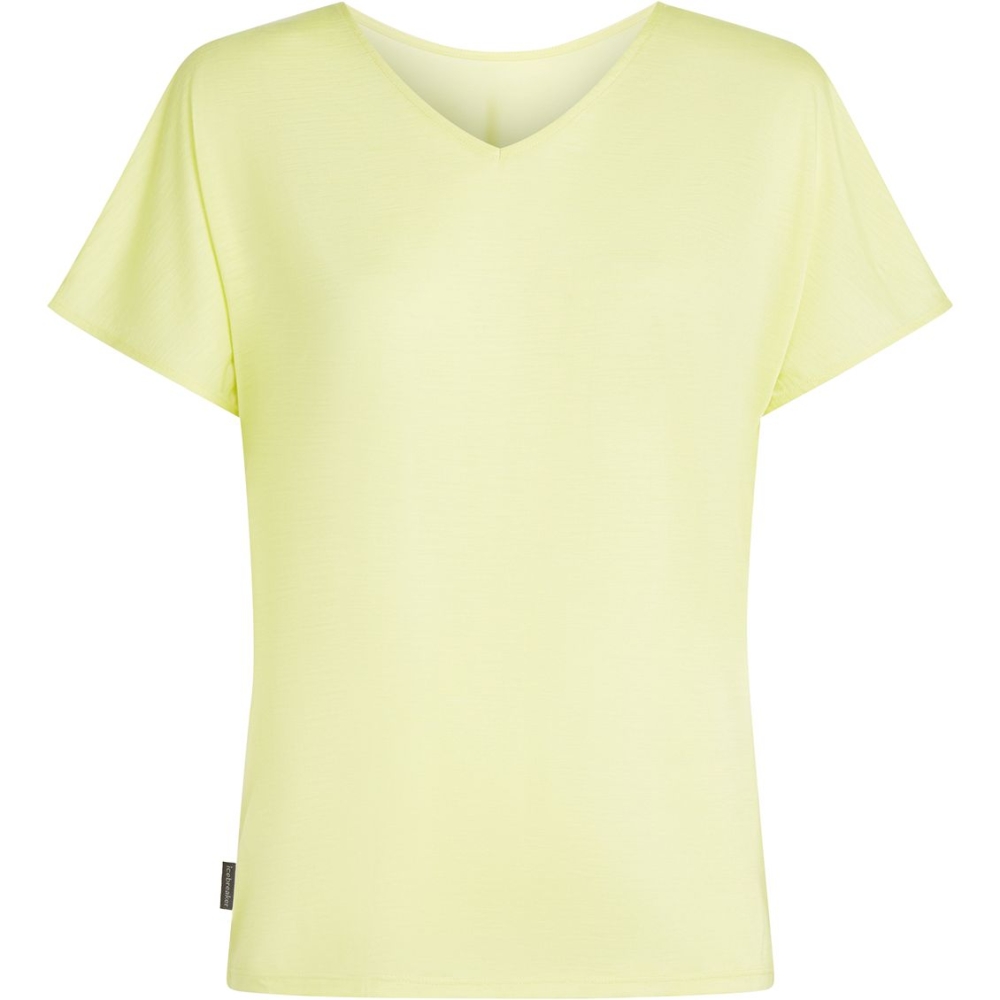 Icebreaker Drayden Reversible SS Top Women's Citrine IB0A56ES-0AB1 shirts en tops online bestellen bij Kathmandu Outdoor & Travel