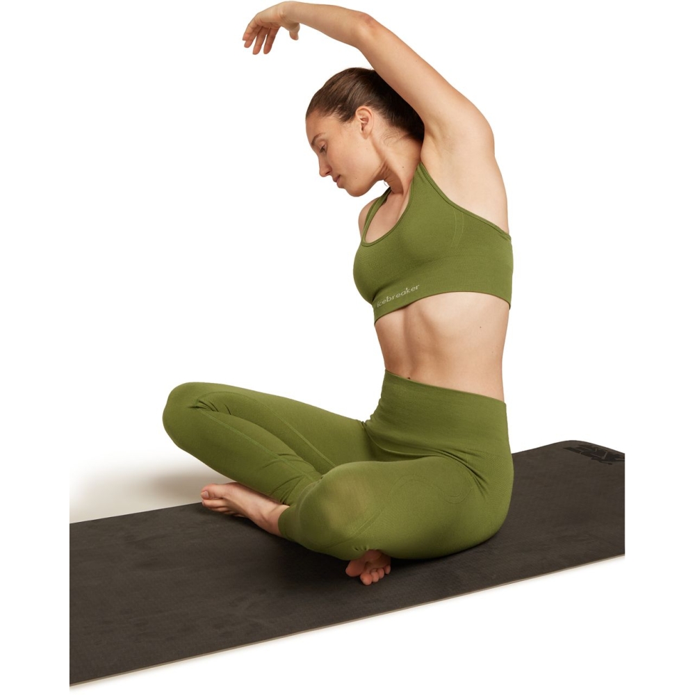 Icebreaker Mer 260 Zoneknit Seamless Bra Women's Sphagnum IB0A56XN-0BD1 onderkleding/thermokleding online bestellen bij Kathmandu Outdoor & Travel