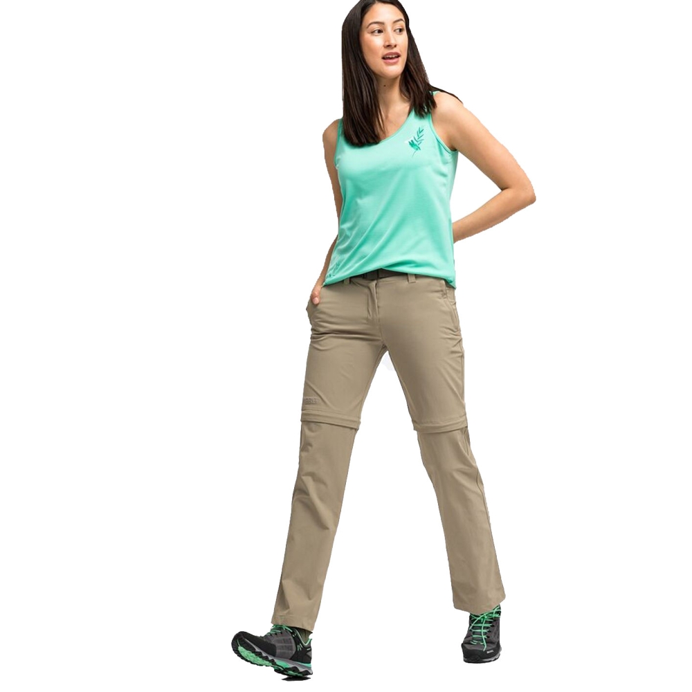 Maier Sports Nata 2 Zip-Off Pant Short Women's coriander 3000134-M10778-Short broeken online bestellen bij Kathmandu Outdoor & Travel