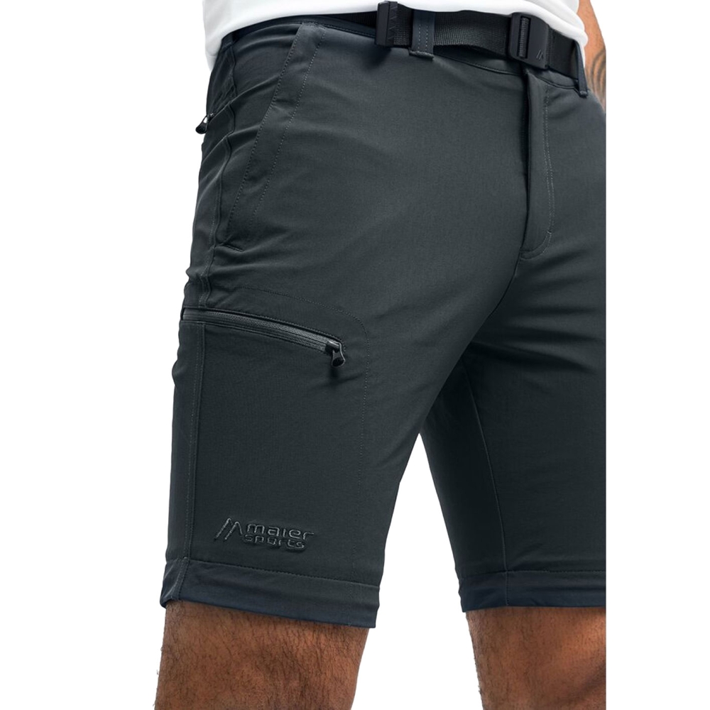 Maier Sports Tajo 2 Zip- Off Short graphite 3000006-10949-Short broeken online bestellen bij Kathmandu Outdoor & Travel