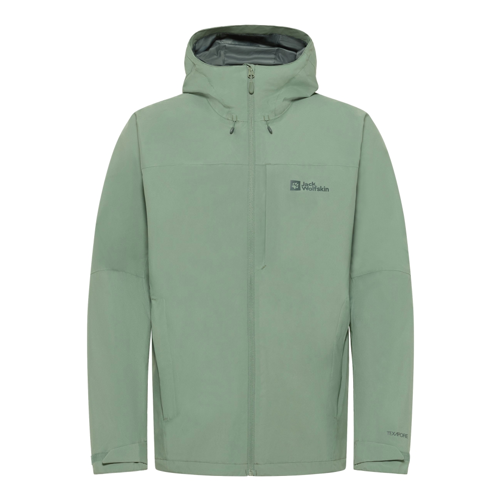 Jack Wolfskin Tempest 2L Jacket eucalyptus A63900-4029 jassen online bestellen bij Kathmandu Outdoor & Travel