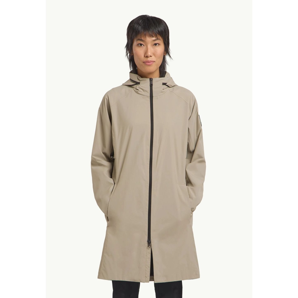 Jack Wolfskin Wellsee Coat Women's stone A63896-4030 jassen online bestellen bij Kathmandu Outdoor & Travel