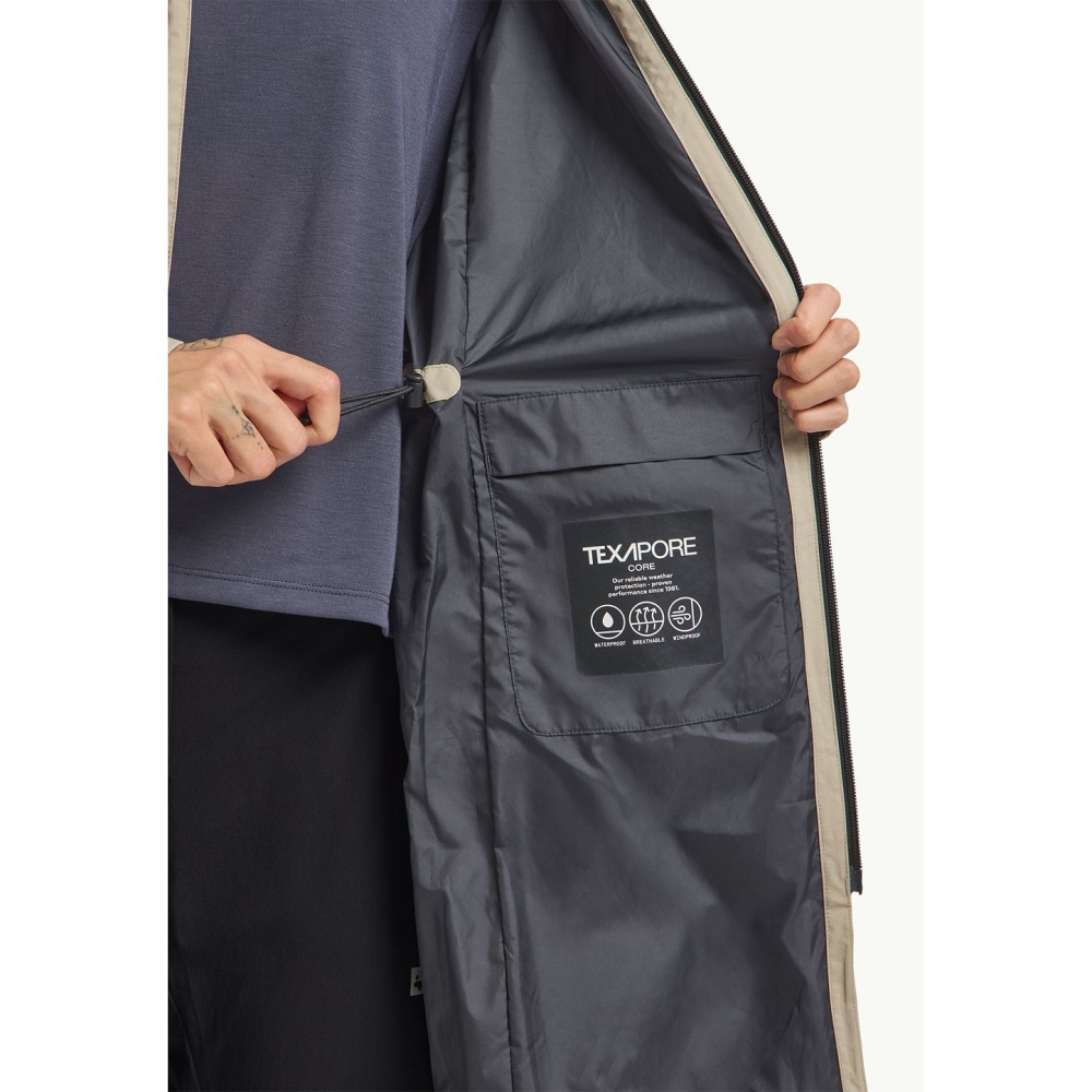 Jack Wolfskin Wellsee Coat Women's stone A63896-4030 jassen online bestellen bij Kathmandu Outdoor & Travel