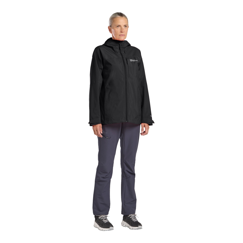 Jack Wolfskin Tempest 2L Jacket Women's black A63901-6000 jassen online bestellen bij Kathmandu Outdoor & Travel
