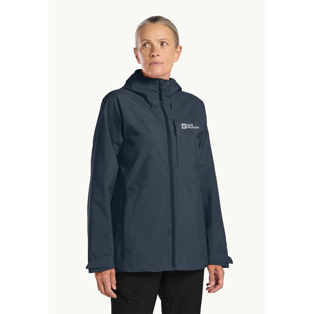 Jack Wolfskin Tempest 2L Jacket Women's midnight sky A63901-C0412 jassen online bestellen bij Kathmandu Outdoor & Travel