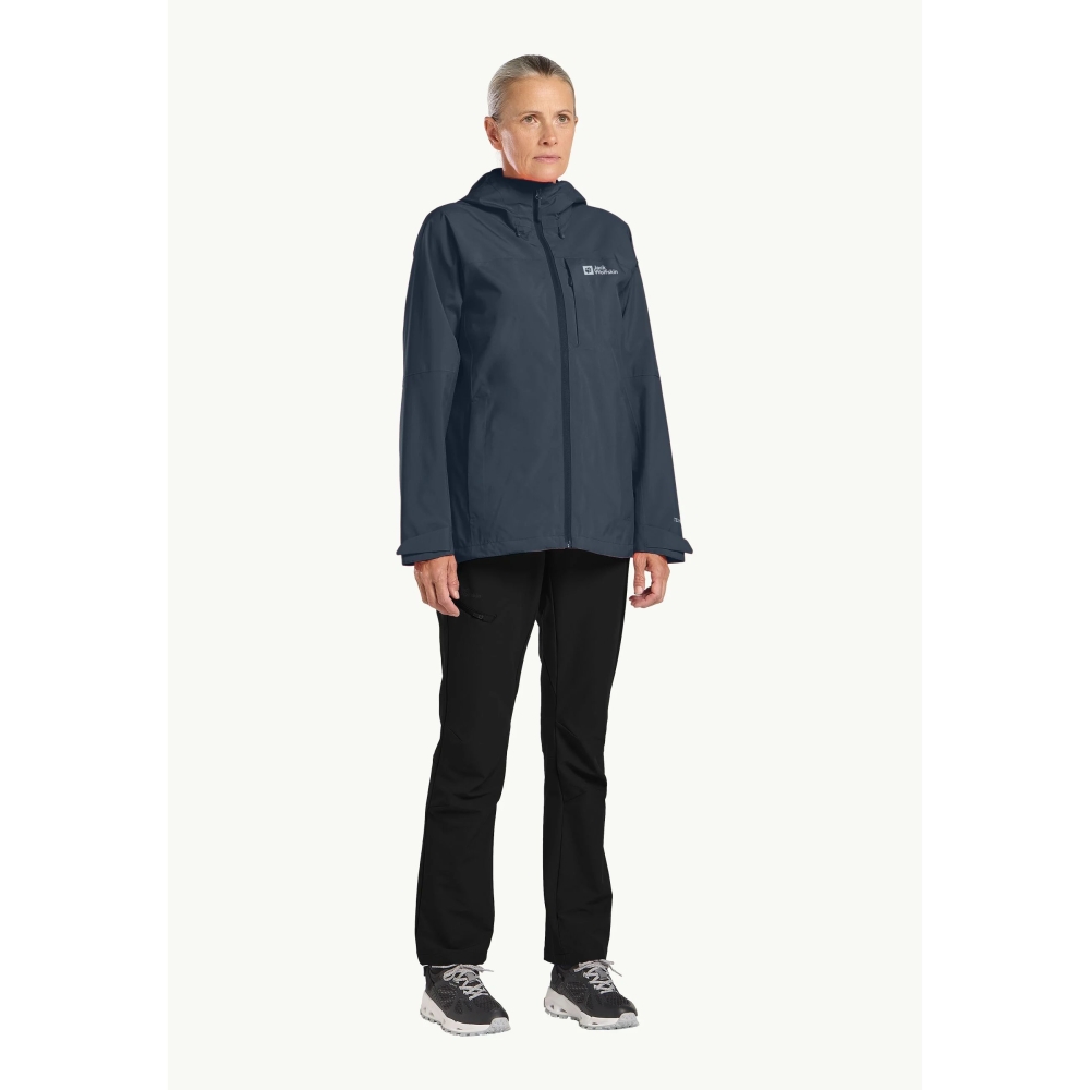 Jack Wolfskin Tempest 2L Jacket Women's midnight sky A63901-C0412 jassen online bestellen bij Kathmandu Outdoor & Travel