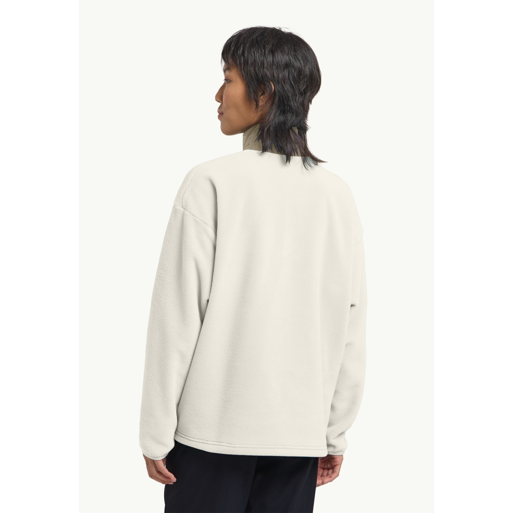 Jack Wolfskin Sumetro Half Zip Women's cotton white A64110-5127 fleeces en truien online bestellen bij Kathmandu Outdoor & Travel