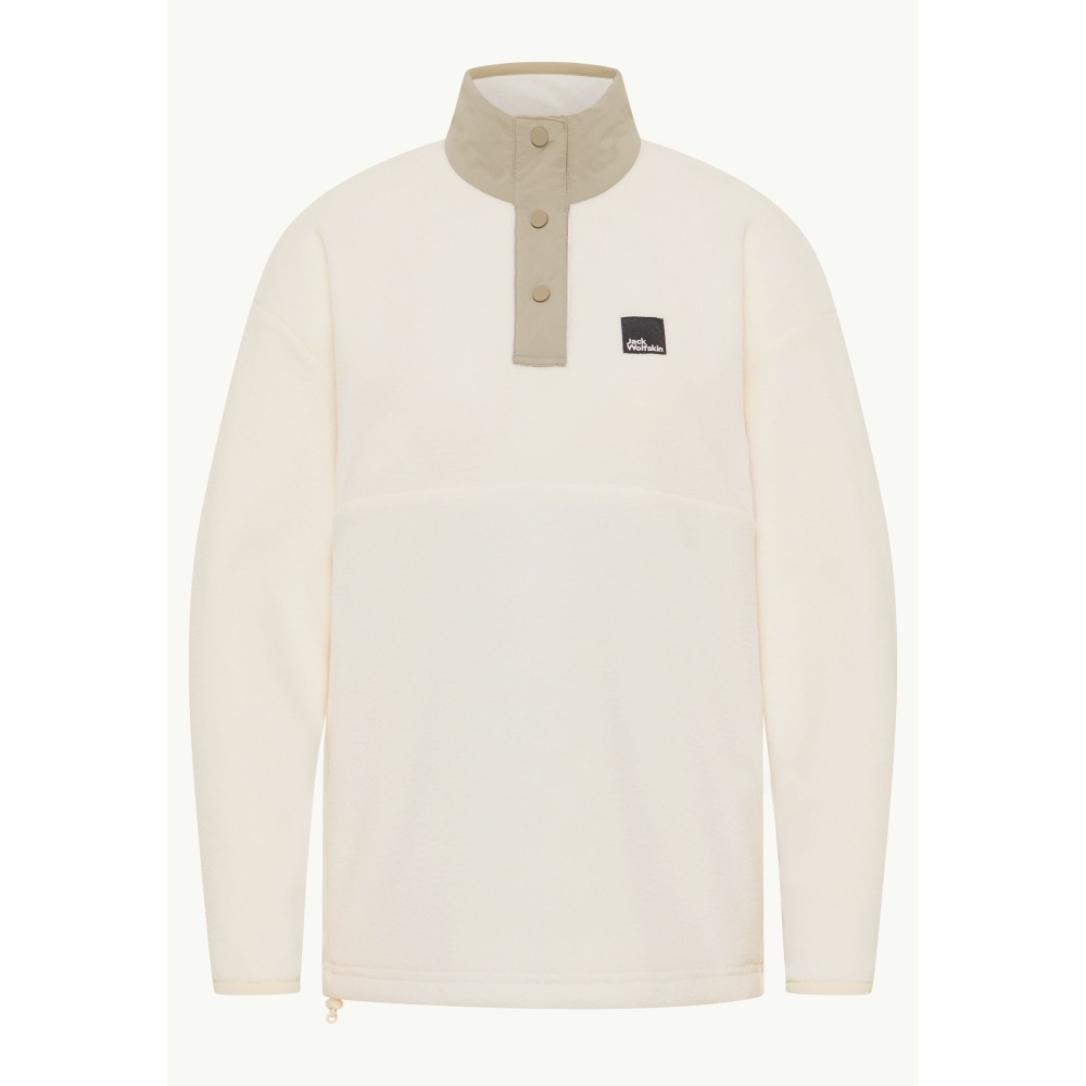 Jack Wolfskin Sumetro Half Zip Women's cotton white A64110-5127 fleeces en truien online bestellen bij Kathmandu Outdoor & Travel