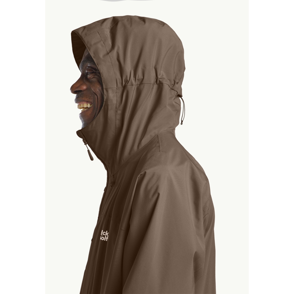 Jack Wolfskin Tempest 2L Jacket cold coffee A63900-5719 jassen online bestellen bij Kathmandu Outdoor & Travel