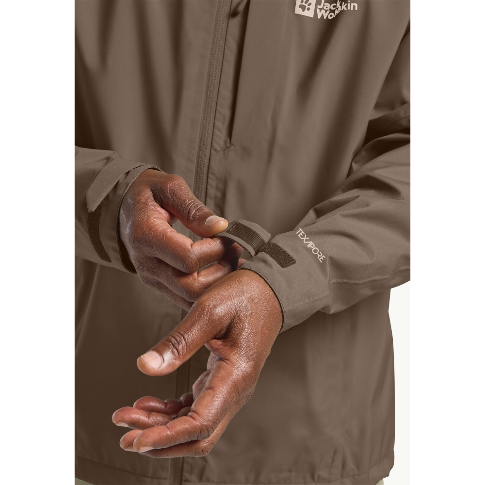 Jack Wolfskin Tempest 2L Jacket cold coffee A63900-5719 jassen online bestellen bij Kathmandu Outdoor & Travel