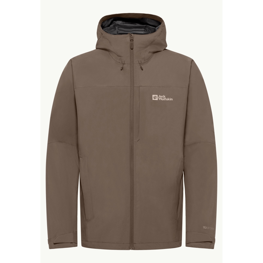 Jack Wolfskin Tempest 2L Jacket cold coffee A63900-5719 jassen online bestellen bij Kathmandu Outdoor & Travel