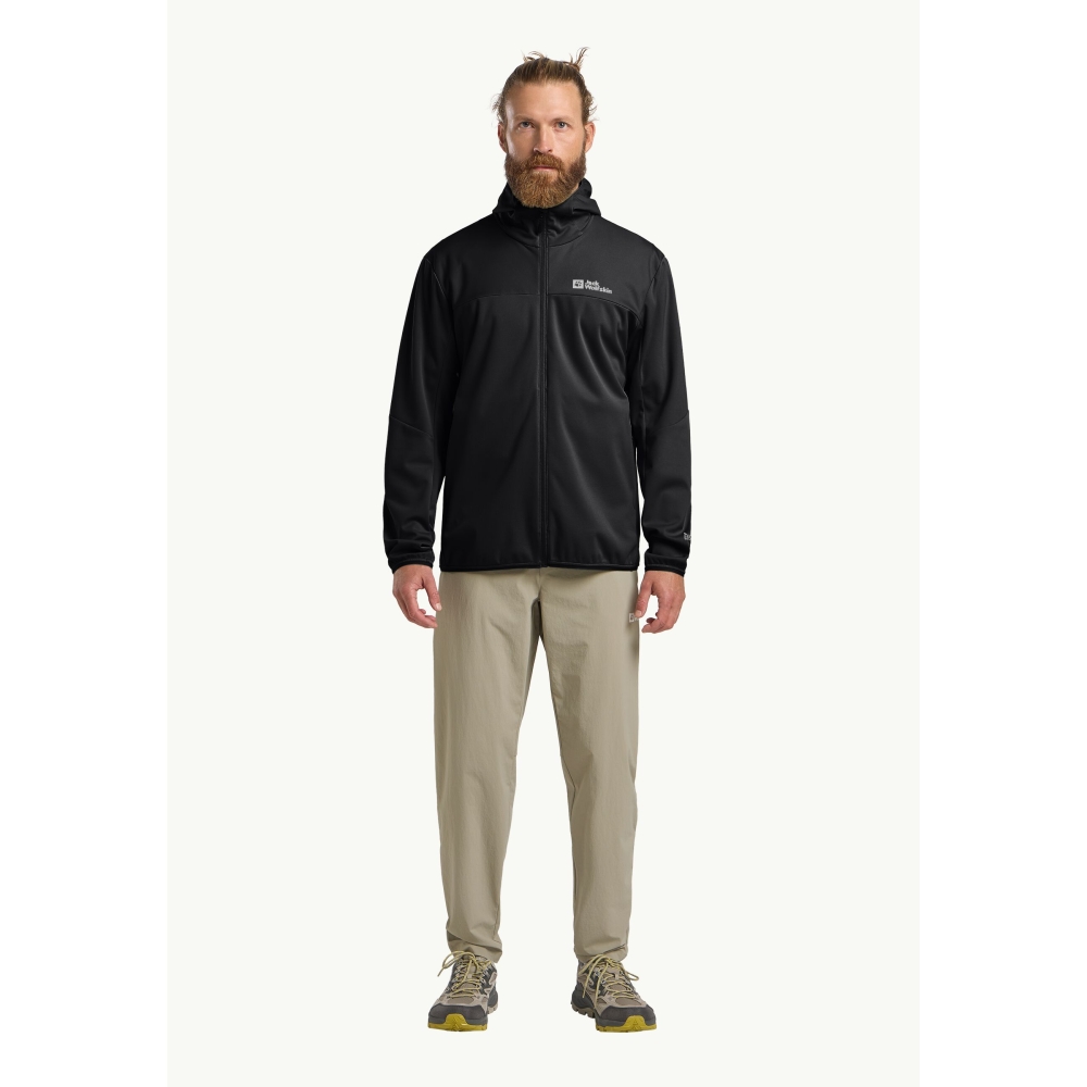 Jack Wolfskin Feldberg Hoody black A63970-6000 fleeces en truien online bestellen bij Kathmandu Outdoor & Travel