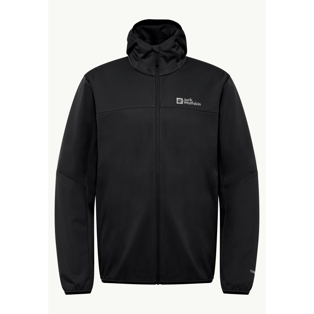Jack Wolfskin Feldberg Hoody black A63970-6000 fleeces en truien online bestellen bij Kathmandu Outdoor & Travel