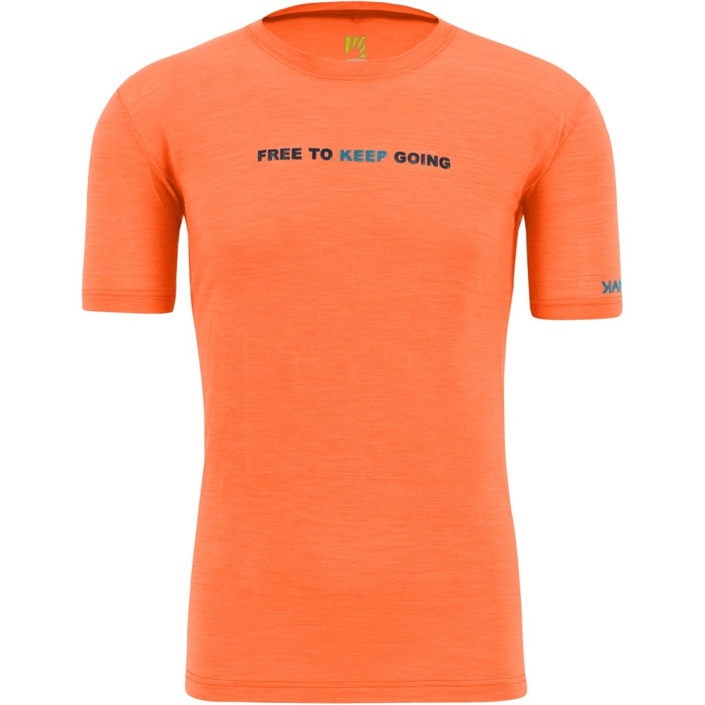 Karpos Coppolo Mer. T-Shirt Spicy Orange 2531032-31 shirts en tops online bestellen bij Kathmandu Outdoor & Travel