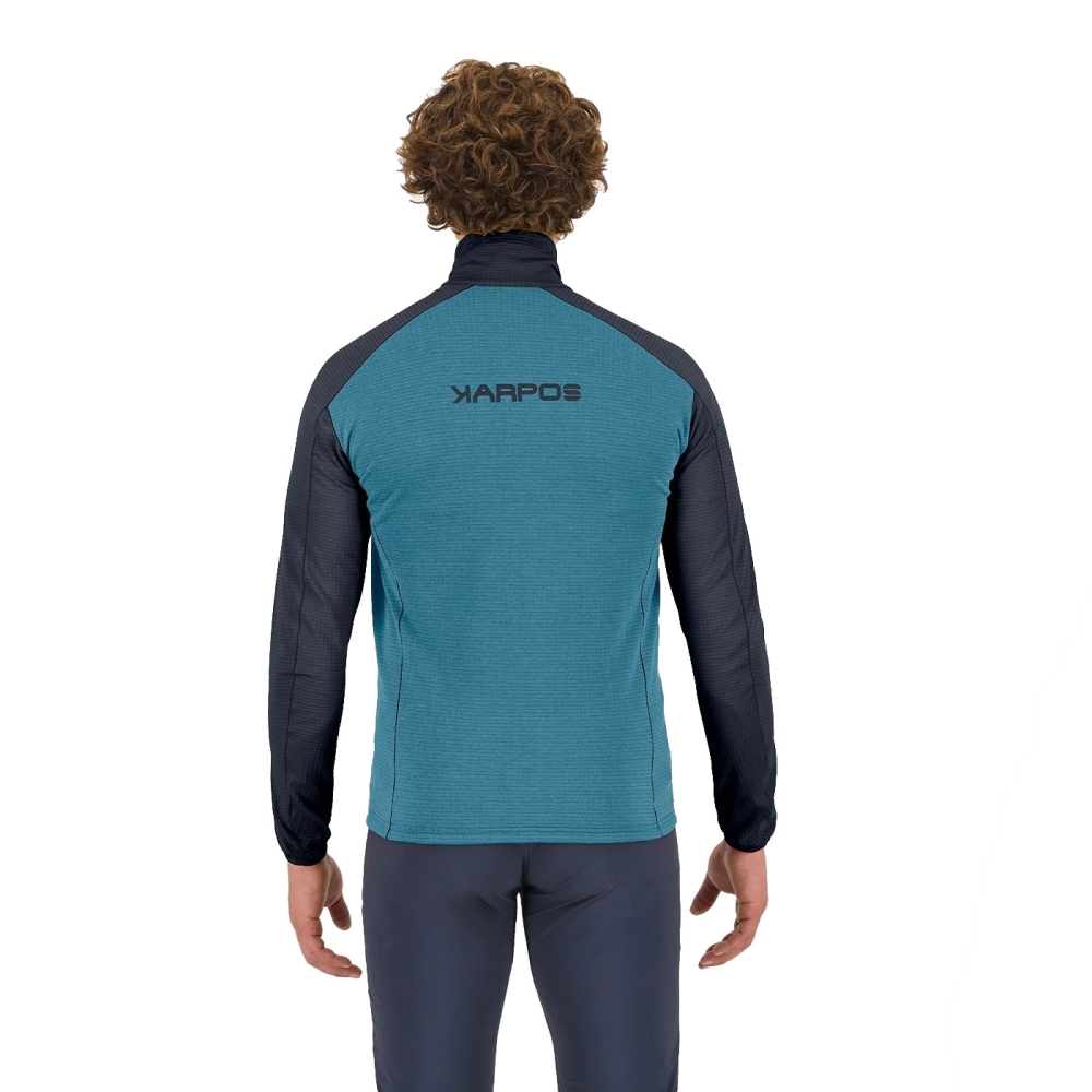 Karpos Ambrizzola Full-Zip Larkspur/Outer Space 2531063-31 fleeces en truien online bestellen bij Kathmandu Outdoor & Travel