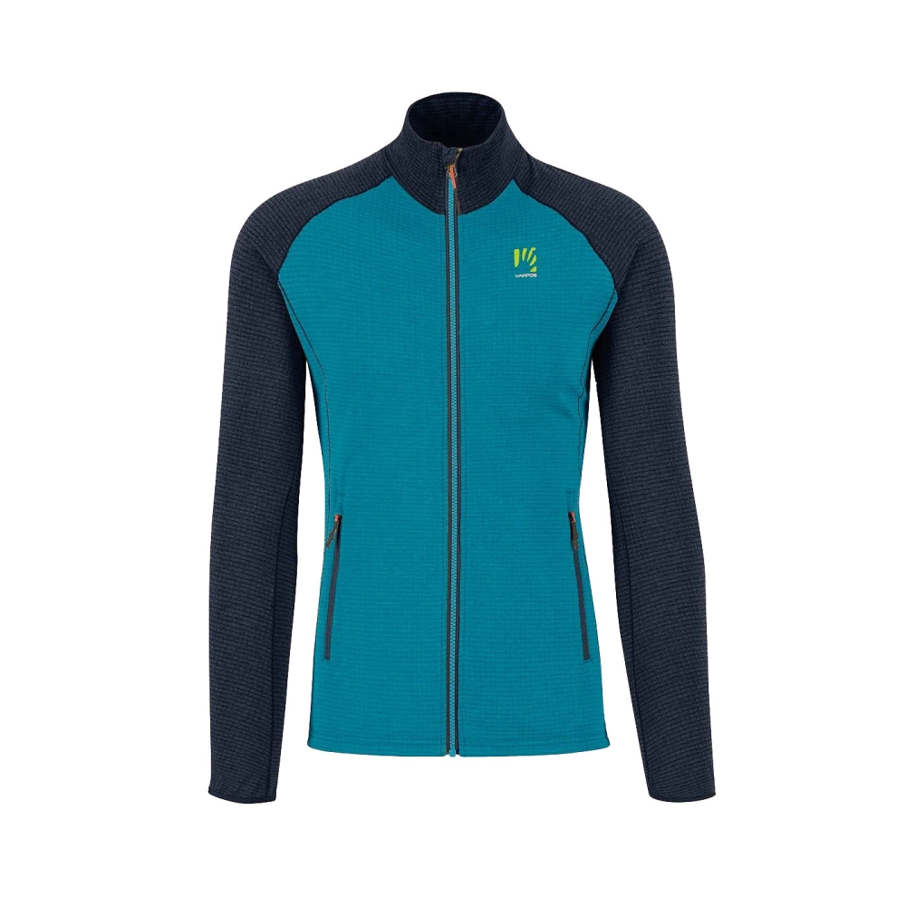 Karpos Ambrizzola Full-Zip Larkspur/Outer Space 2531063-31 fleeces en truien online bestellen bij Kathmandu Outdoor & Travel