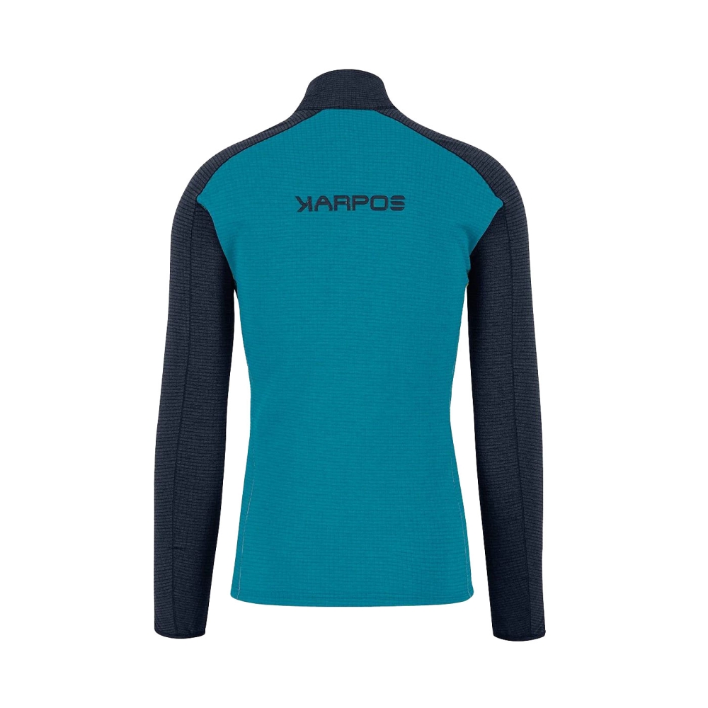 Karpos Ambrizzola Full-Zip Larkspur/Outer Space 2531063-31 fleeces en truien online bestellen bij Kathmandu Outdoor & Travel